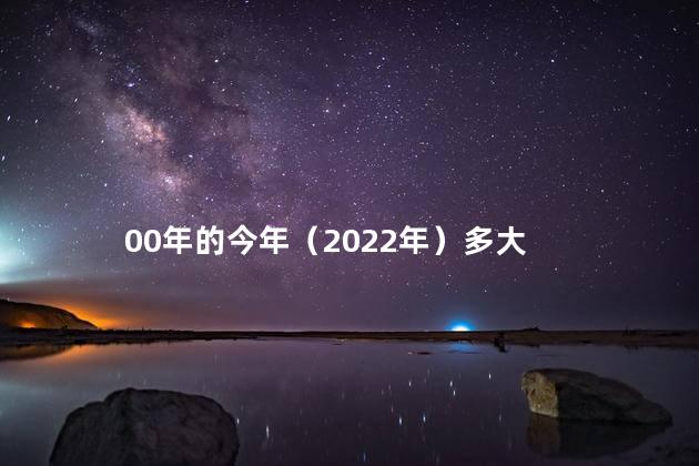 00年的今年（2022年）多大