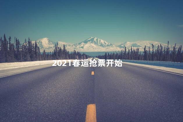 2021春运抢票开始