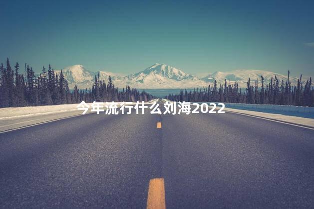 今年流行什么刘海2022