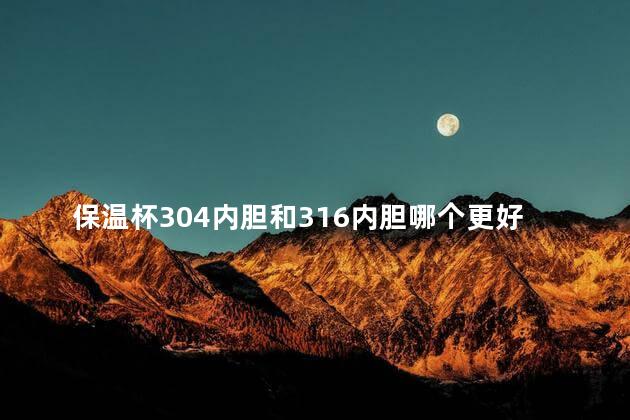 保温杯304内胆和316内胆哪个更好杂牌子保温杯有危害吗