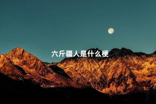 六斤疆人是什么梗