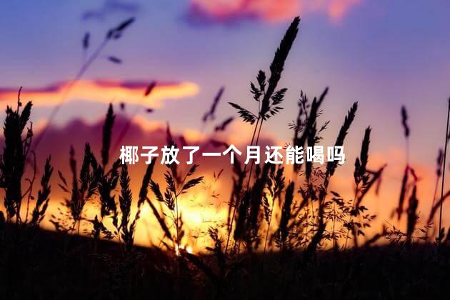 椰子放了一个月还能喝吗